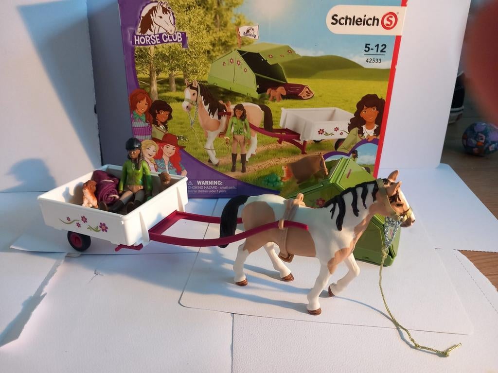 Schleich Horse Club 42533 kampeerset, Kinderen en Baby's, Ophalen, Zo goed als nieuw, Elektrisch, Overige merken