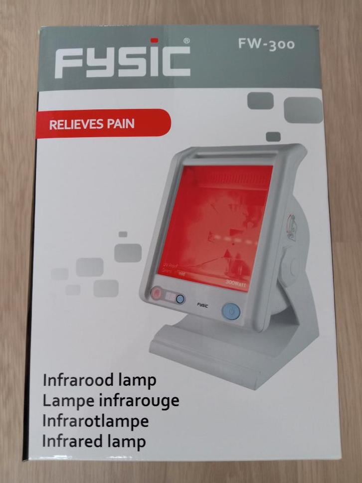 Fysic FW-300 Infraroodlamp, Sport en Fitness, Gezondheidsproducten en Wellness, Nieuw, Lichaamsverzorging, Ophalen of Verzenden