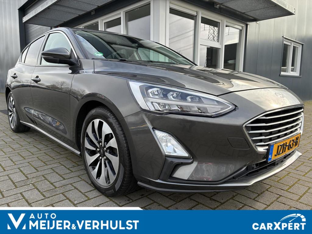 Ford Focus 1.0 EcoBoost 125 PK Titanium Business | CARPLAY |, Auto's, Ford, Gebruikt, Zwart, Zwart, Bedrijf