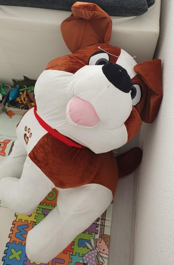 Grote knuffelhond, Ophalen of Verzenden