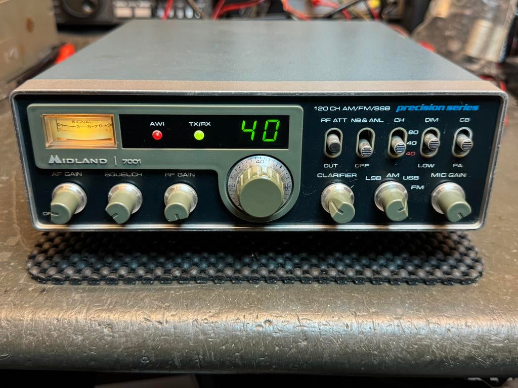 27 mc midland 7001 120 ch allmode pr incl vzk, Telecommunicatie, Ophalen of Verzenden, Zender en Ontvanger