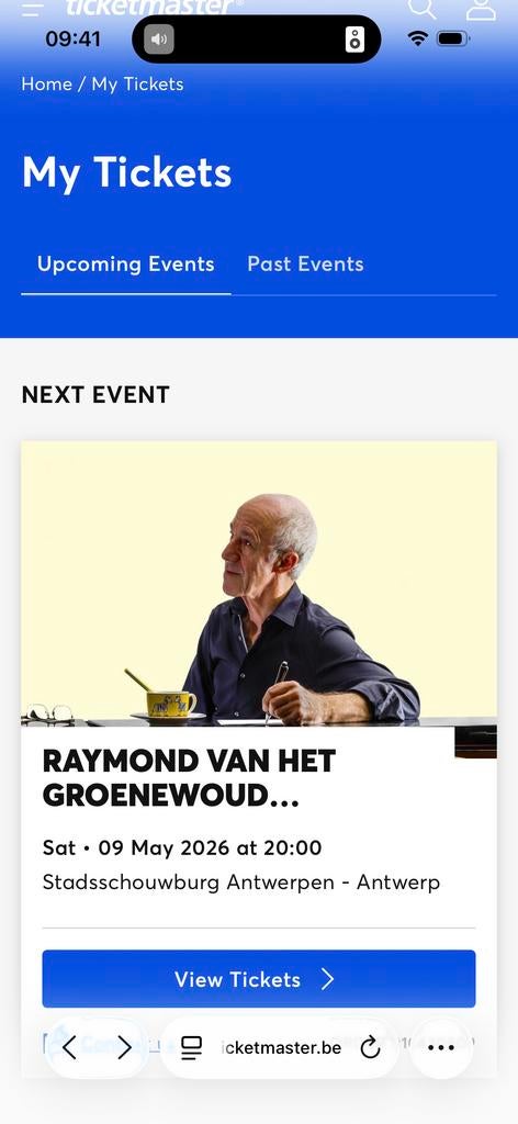 Concert Raymond van ‘t Groenewoud Antwerpen 09/05/2026, Tickets en Kaartjes, Drie personen of meer