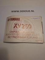 51 0WNERS MANUAL YAMAHA XV250 1988 USED, Ophalen of Verzenden, Yamaha