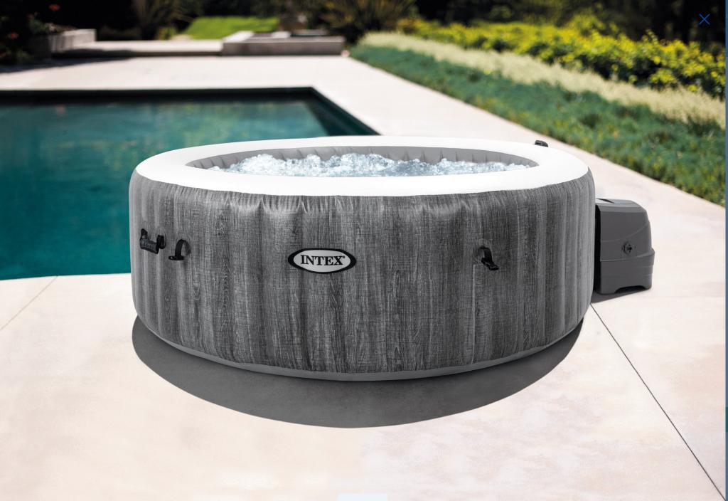 Jacuzzi Intex Greywood Deluxe Bubble Spa 4p, Ophalen, Zo goed als nieuw
