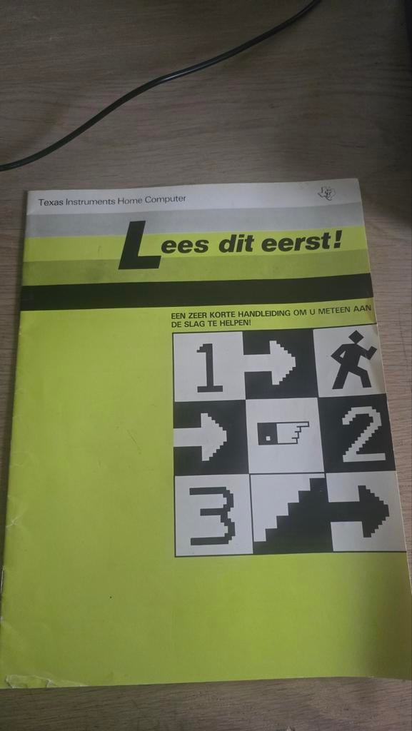 Texas Instruments Home Computer Handleiding, Ophalen of Verzenden