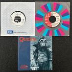 Queen - 3 Singles, 7”. Als geheel of los te koop., Cd's en Dvd's, Vinyl Singles, Gebruikt, 7 inch, Single, Ophalen of Verzenden