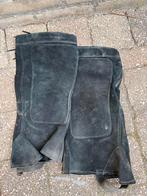 Zwarte suede mini chaps maat L, Overige soorten, Ophalen of Verzenden, Zo goed als nieuw, Dames