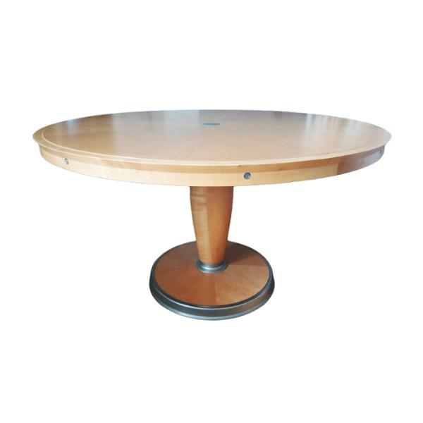 Giorgetti eettafel, design Chi Wing Lo, Ophalen, 100 tot 150 cm, Rond, 200 cm of meer