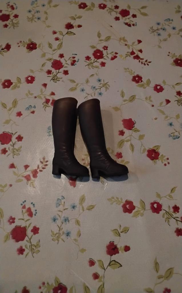 Vintage Retro sindy fleur barbie otto simons bruine laarsjes, Verzamelen, Poppen, Gebruikt, Ophalen of Verzenden