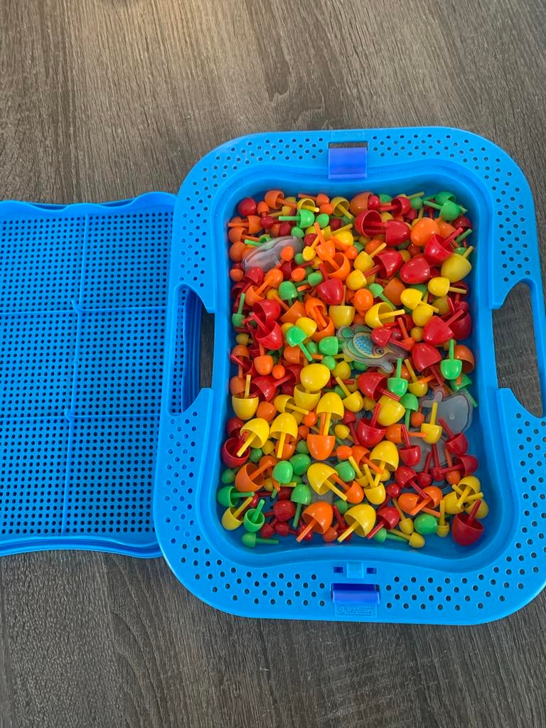 Quercetti FantaColor Junior mozaïek speelgoed, Kinderen en Baby's, Speelgoed | Educatief en Creatief, Ophalen of Verzenden, Gebruikt