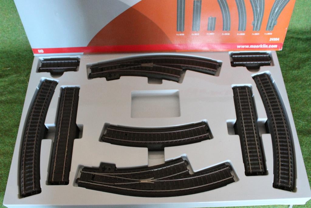 24904  Marklin uitbreiding set  C rail, Wisselstroom, Rails, Ophalen of Verzenden, Zo goed als nieuw