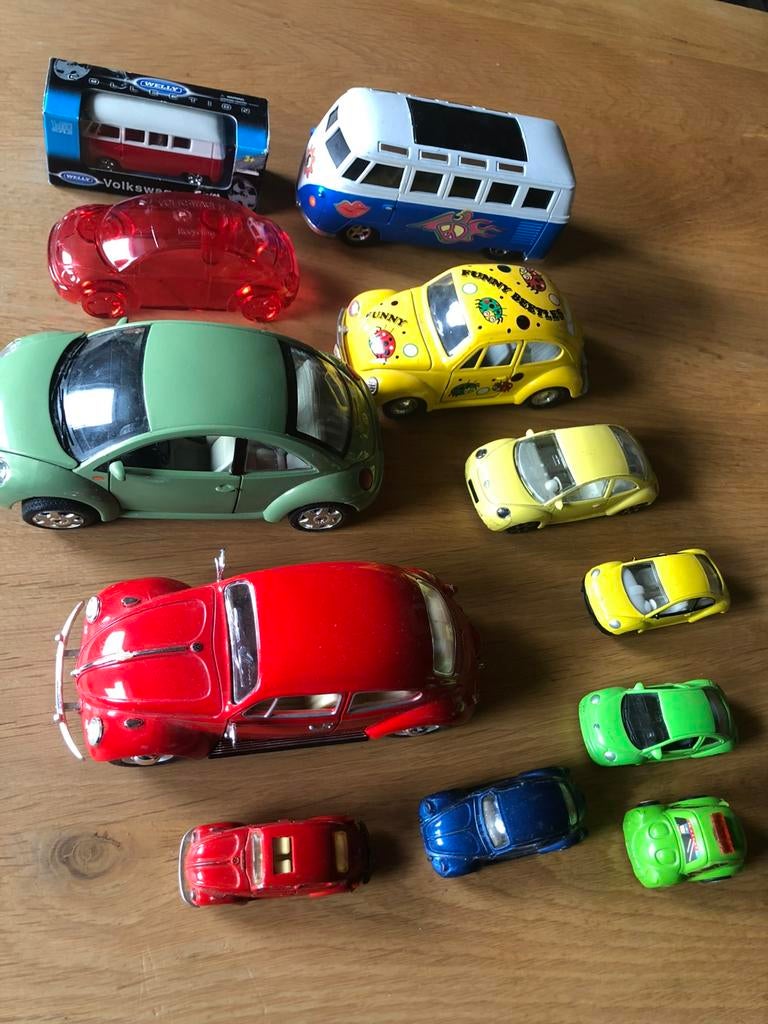 Verzameling Volkswagen Kever / New Beetle miniatuur auto’s, Ophalen of Verzenden, Auto