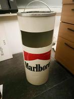 Marlboro prullenbak / asbak van metaal, Ophalen of Verzenden, Gebruikt, Asbak