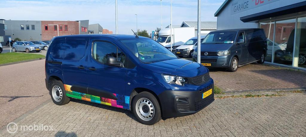 Peugeot Partner bestel 1.5 BlueHDI Premium euro6, Gebruikt, Euro 6, 4 cilinders, Blauw