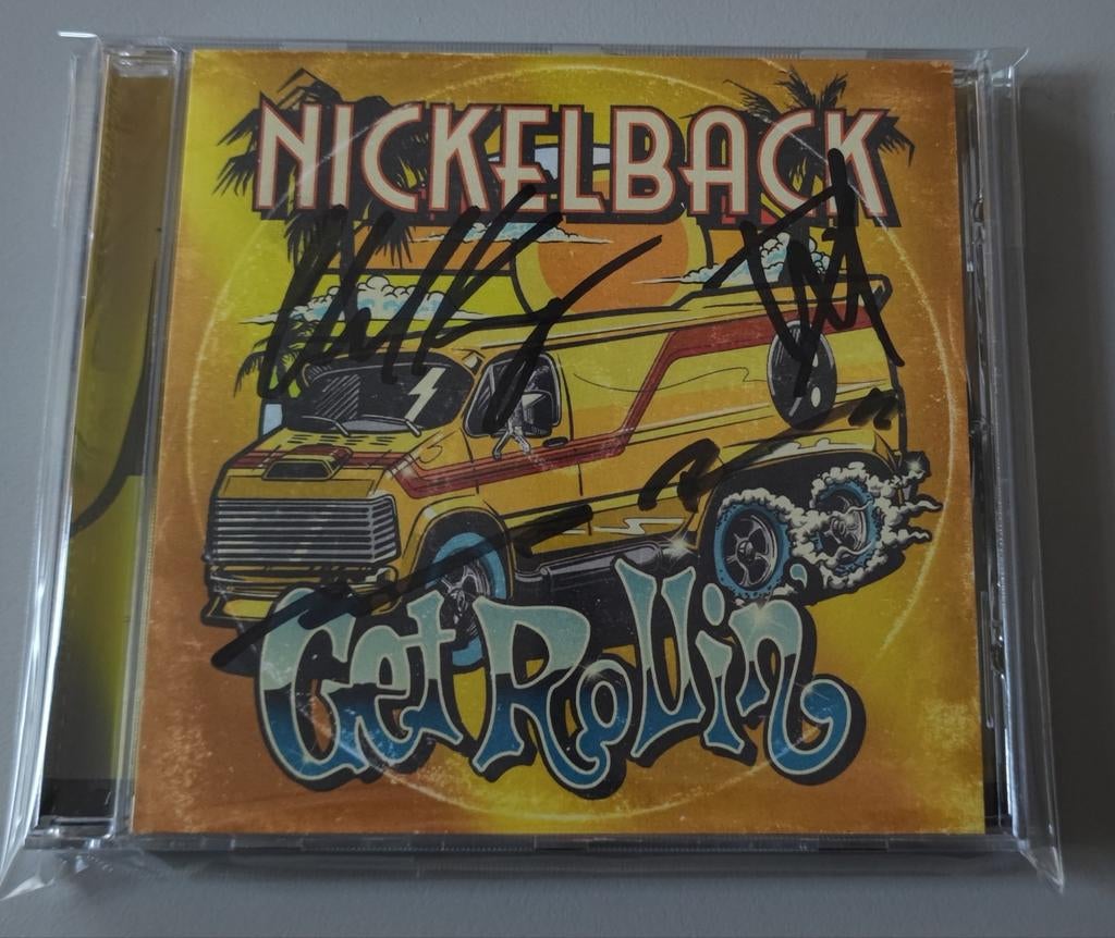 Nickelback CD gesigneerd | signed, Verzamelen, Ophalen, Cd of Plaat, Gesigneerd