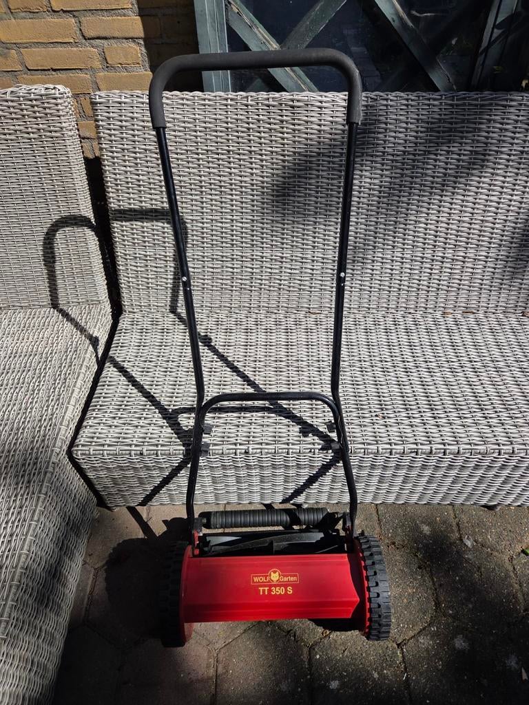 Wolf-Garten TT 350 S handgrasmaaier - zo goed als nieuw, Ophalen, Handgrasmaaier, Zo goed als nieuw, 30 t/m 39 cm