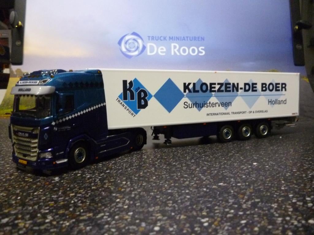 WSI DAF XG Kloezen - De Boer, Hobby en Vrije tijd, Modelauto's | 1:50, Ophalen of Verzenden, Nieuw, Bus of Vrachtwagen, Wsi