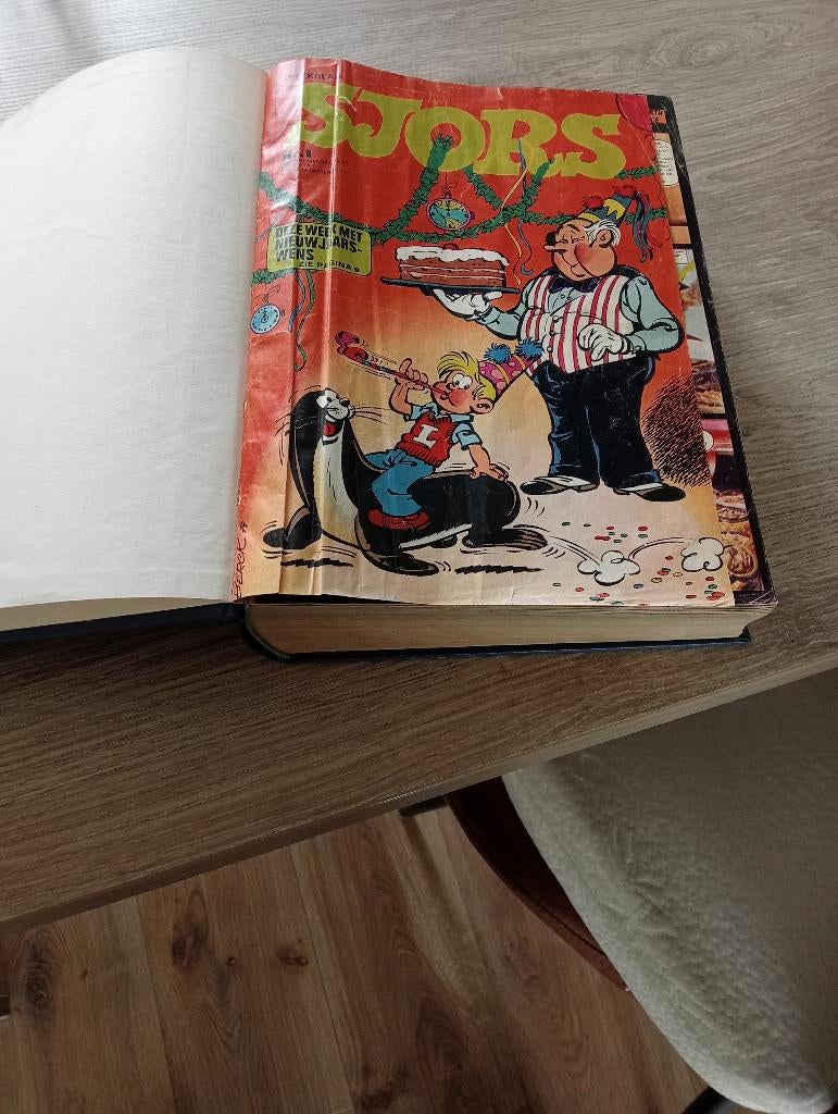 gebonden Sjors, jaargang 1975, Boeken, Complete serie of reeks, Ophalen, Gelezen, Europa