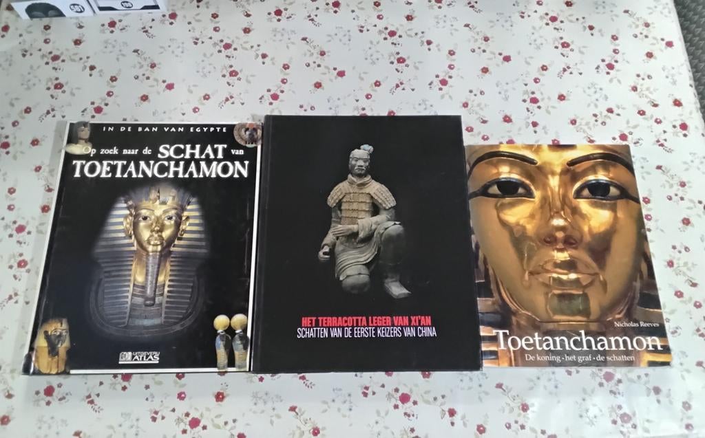 Boeken Toetanchamon en Terracotta Leger, Ophalen of Verzenden