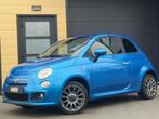 Fiat 500 1.2 500S Sport - DigiDash - Airco - Blauwe Gordels, Gebruikt, 4 cilinders, 840 kg, Leder en Stof