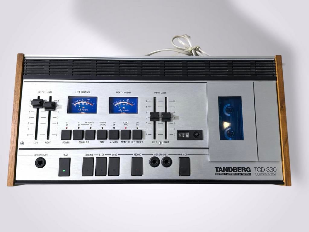 Tandberg TCD 330 cassettedeck, Audio, Tv en Foto, Overige merken, Tandberg, Tape counter, Tandberg