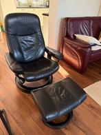 Stressless fauteuil, Ophalen, Gebruikt, 50 tot 75 cm, Leer