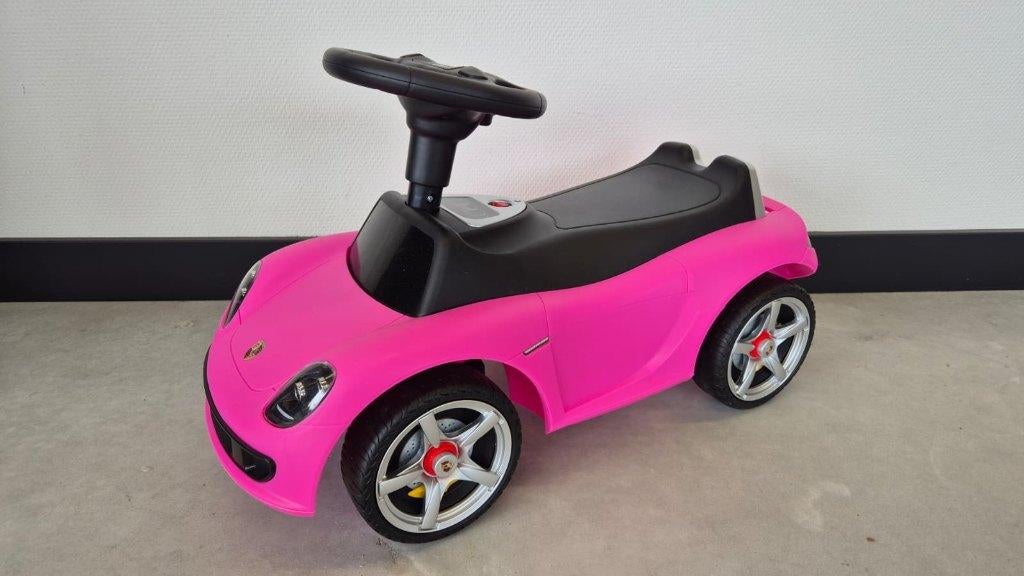 Bandits & Angels loopauto Porsche Carrera GT roze, Ophalen, Nieuw, Loopfiets