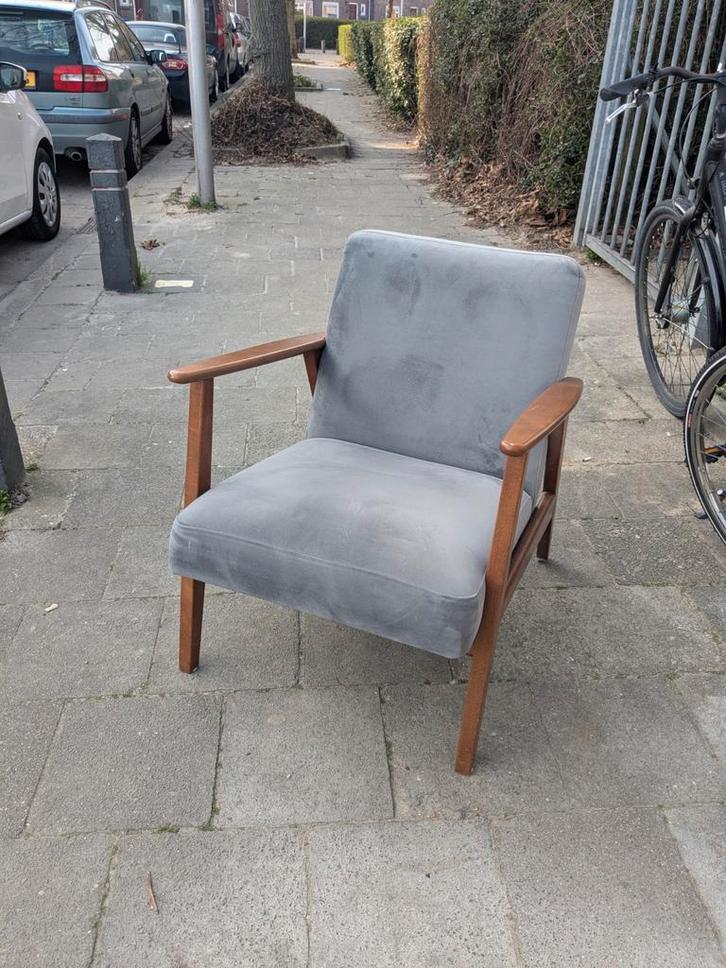 IKEA EKENÄSET stoel, Huis en Inrichting, Fauteuils, Gebruikt, Hout, Stof, 50 tot 75 cm, 75 tot 100 cm, Ophalen