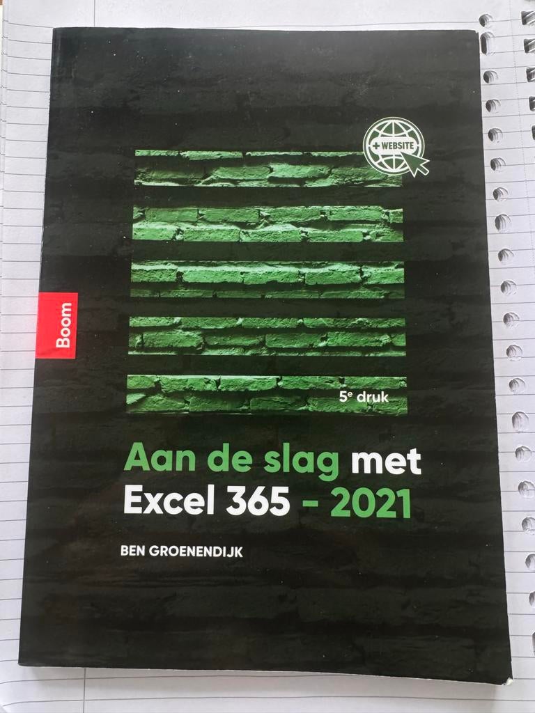 Aan de slag met Excel 365 - 2021, Boeken, Ophalen of Verzenden, Beta, Gelezen, HBO