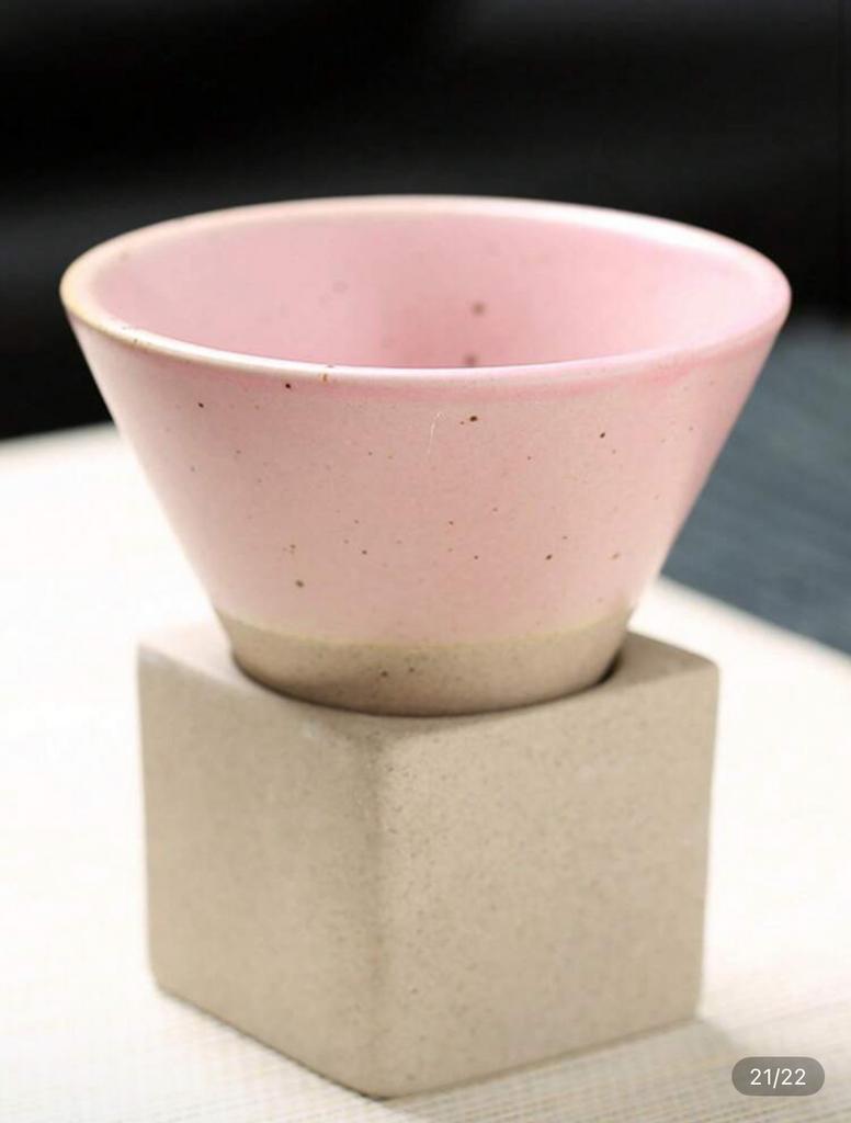 Nieuwe 3 SHEIN Roze Keramische Koffiekop 100 ml, Huis en Inrichting, Keramiek, Nieuw, Ophalen of Verzenden, Effen