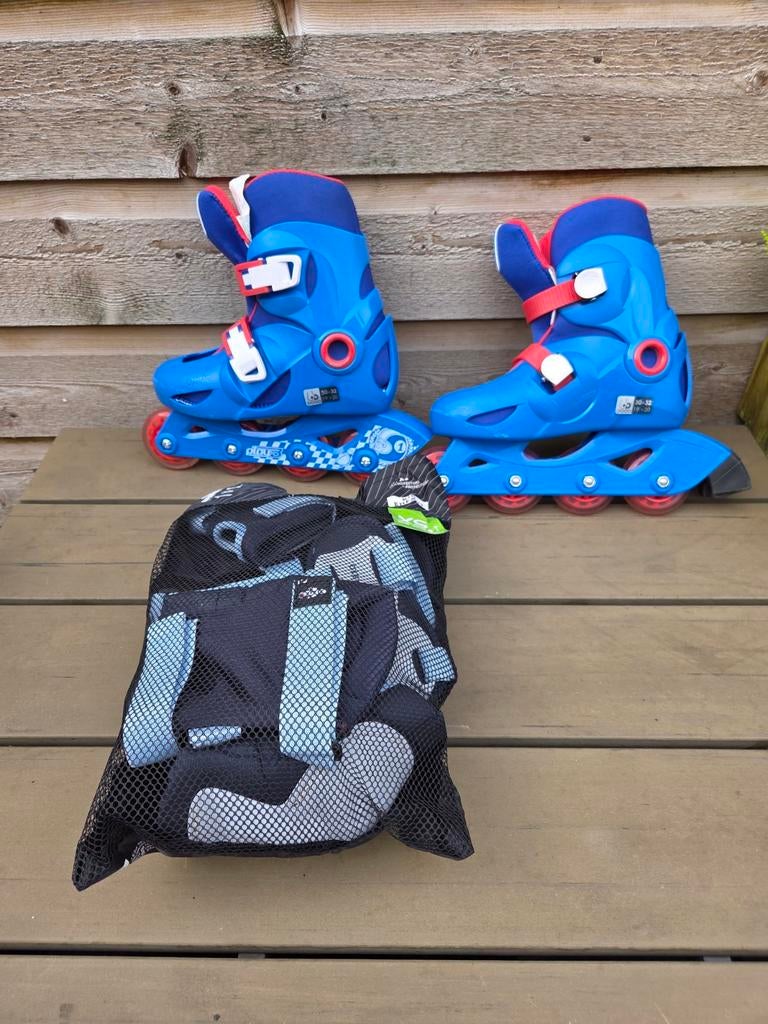 Skeelers met bescherming voor kinderen, Sport en Fitness, Skeelers, Ophalen of Verzenden