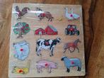 Leuke houten boerderij puzzel, Ophalen, Zo goed als nieuw, Overige formaten, Poprock