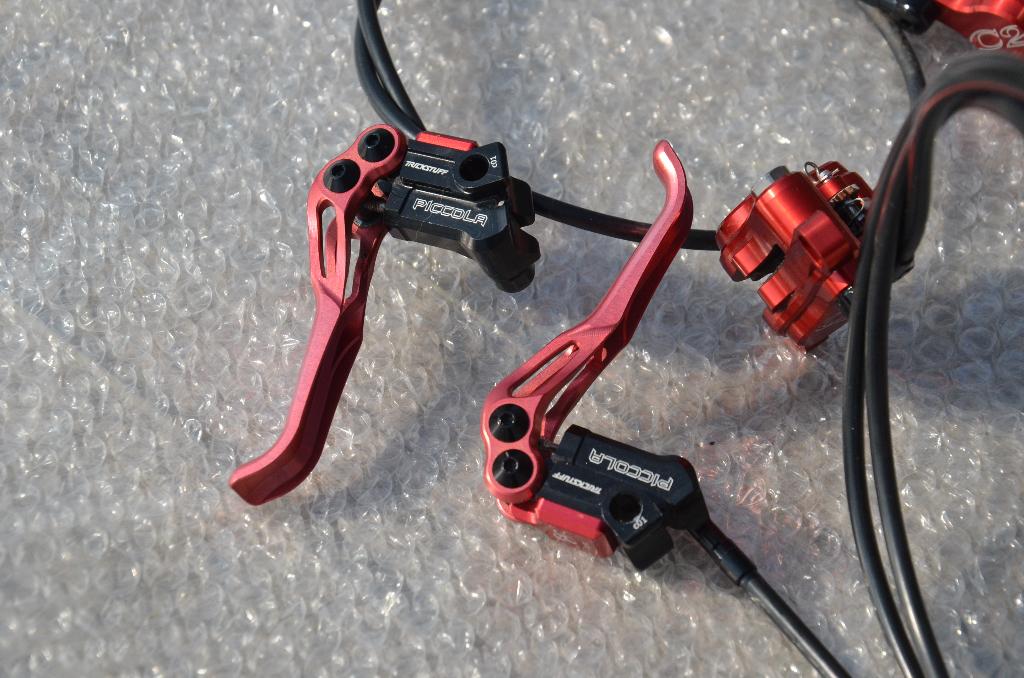 Trickstuff Piccola remset, Fietsen en Brommers, Fietsonderdelen, Zo goed als nieuw, Remmen, Carbon, Mountainbike, Ophalen of Verzenden