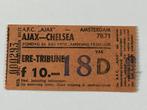 kaartje 1970 AJAX-CHELSEA ( Johan Cruijff ), Verzamelen, Ophalen of Verzenden, Gebruikt, Ajax