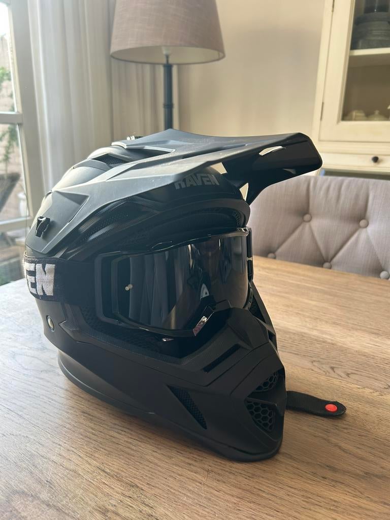 Raven Airborne Evo, Overige merken, M, Offroadhelm, Ophalen of Verzenden