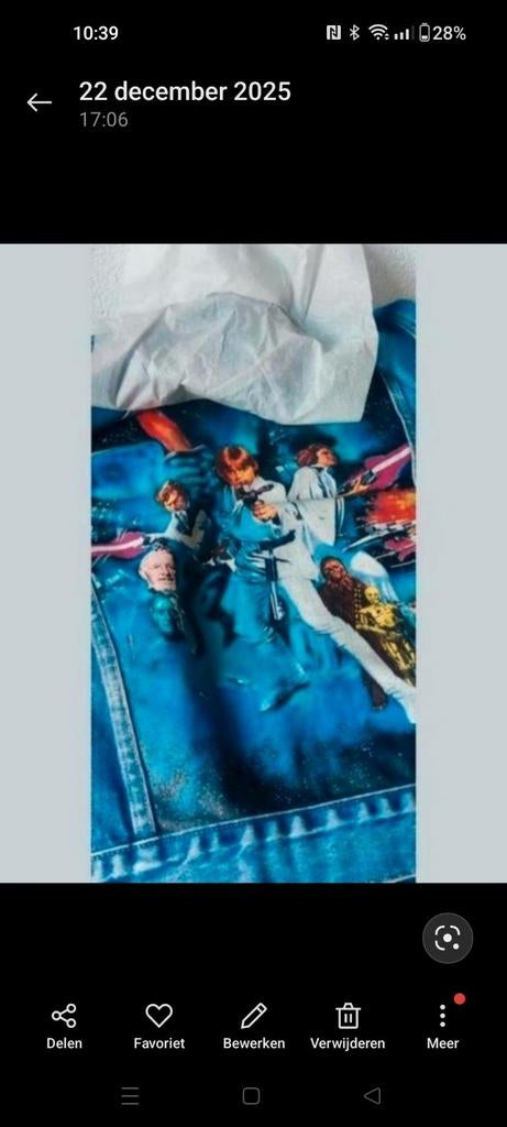 Levis star wars trucker jacket maat L, Ophalen of Verzenden, Nieuw, Jongen of Meisje, Zwemschoenen