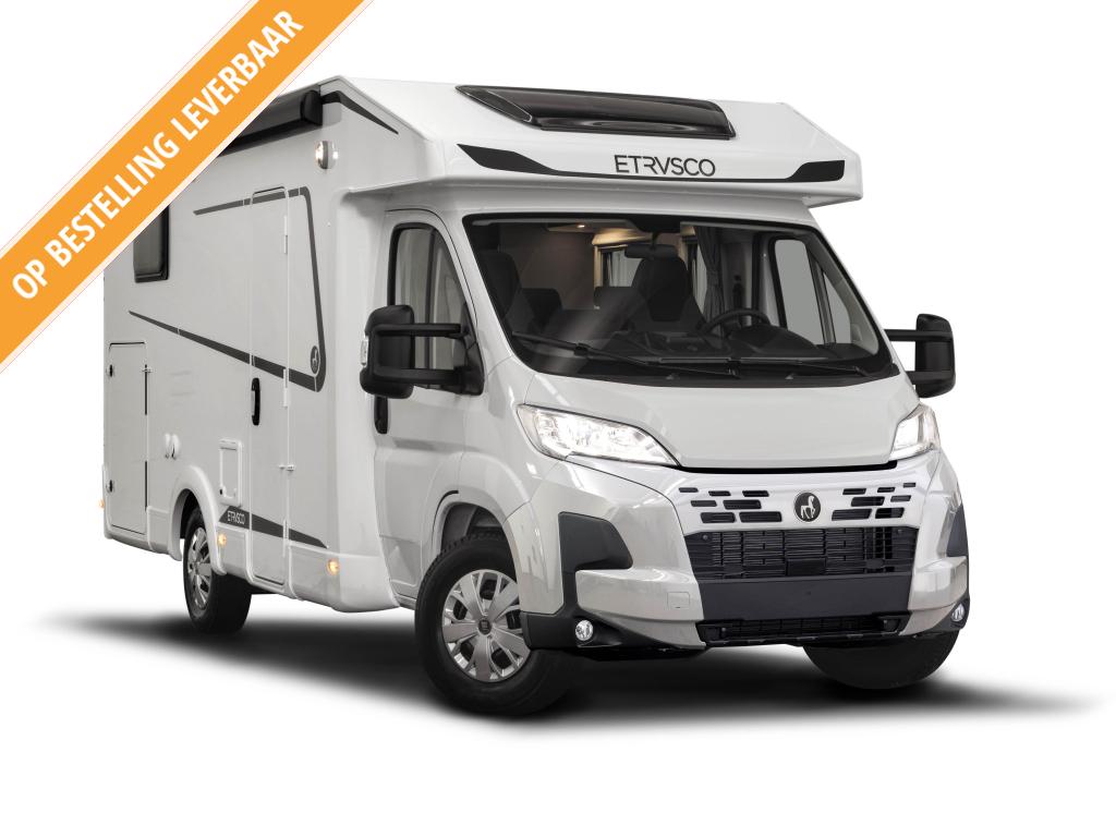 Etrusco T 6.9 SB, tot 5 zit-/slaapplaatsen, Caravans en Kamperen, Campers, Automaat, Fiat, Bedrijf, Diesel
