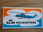 3 KLM stickers - Helikopters en Vliegtuig, Verzamelen, Ophalen of Verzenden, Gebruikt, Merk