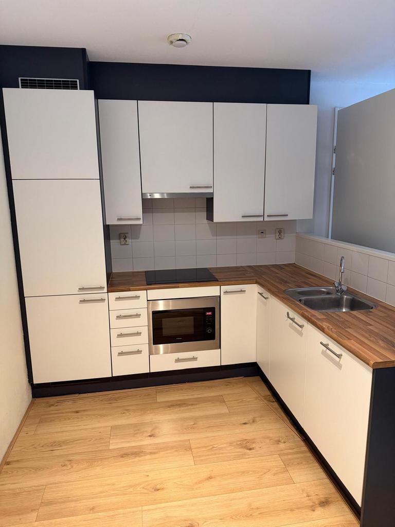 Hoek keuken bruynzeel gedemonteerd, Ophalen, Wit, Hoekkeuken, Zo goed als nieuw