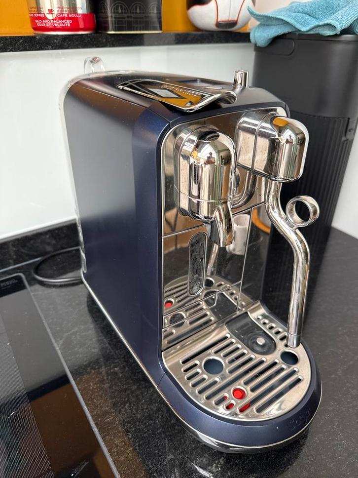 Nespresso Sage Creatista Plus Koffiemachine - Zo goed als ni, Witgoed en Apparatuur, Koffiezetapparaten, Zo goed als nieuw, Koffiepads en cups