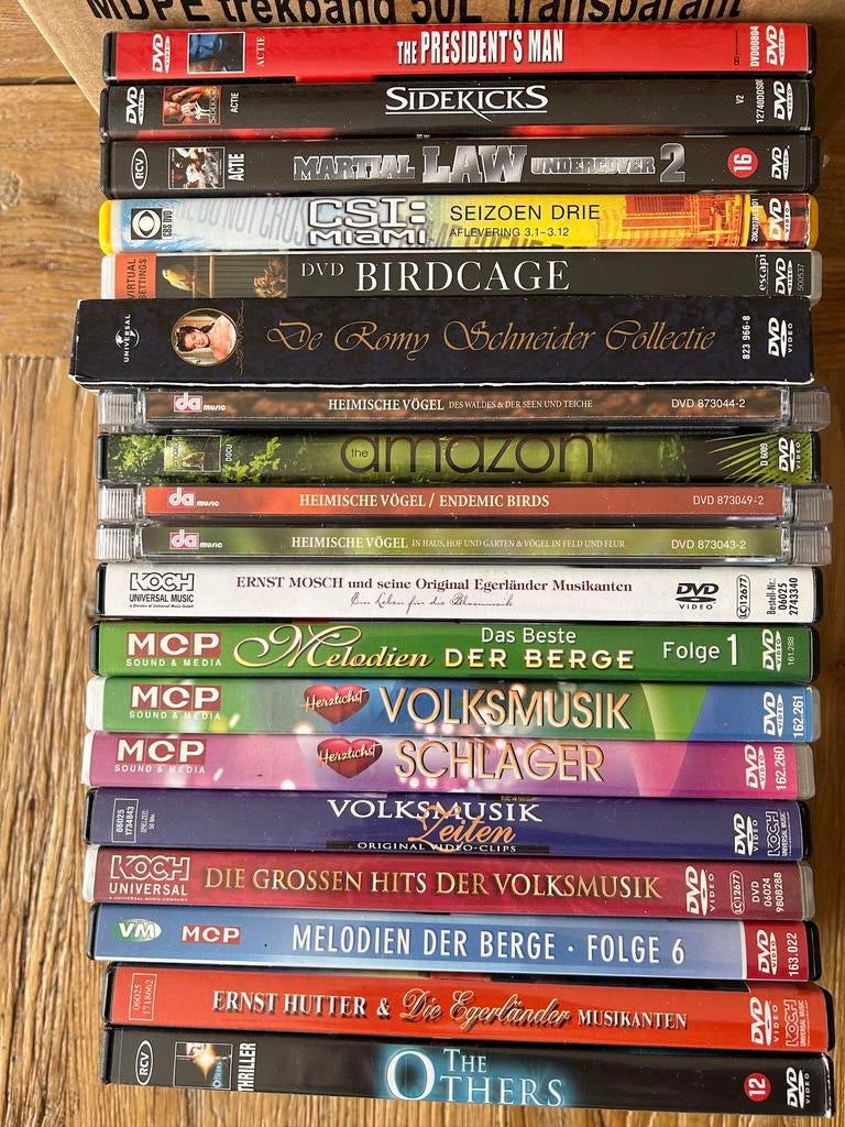 Set van verlal duitstalige muziek dvd’s en films, Cd's en Dvd's, Alle leeftijden, Ophalen, Zo goed als nieuw, Overige typen