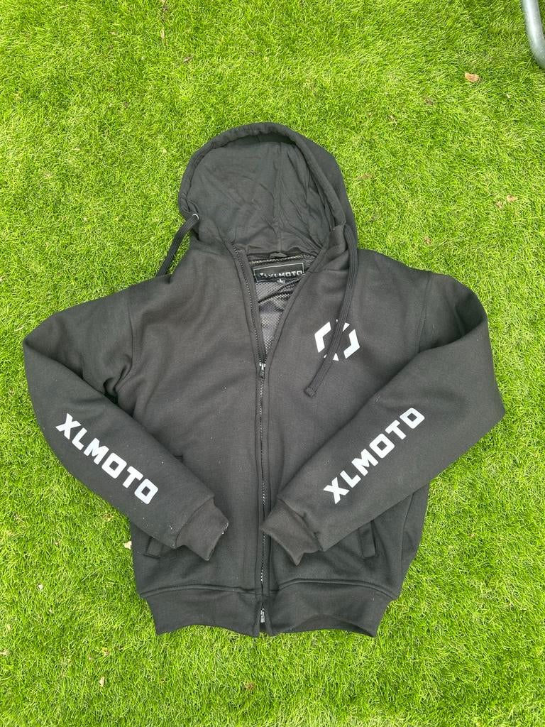 XLmoto Motor Doorwaai Jas/Vest met Kevlar - Maat L, Motoren, Kleding | Motorkleding, Ophalen of Verzenden, Tweedehands, Heren