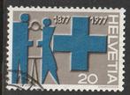 Zwitserland 1977 1087 Blauwe Kruis, Gest, Ophalen of Verzenden, Gestempeld
