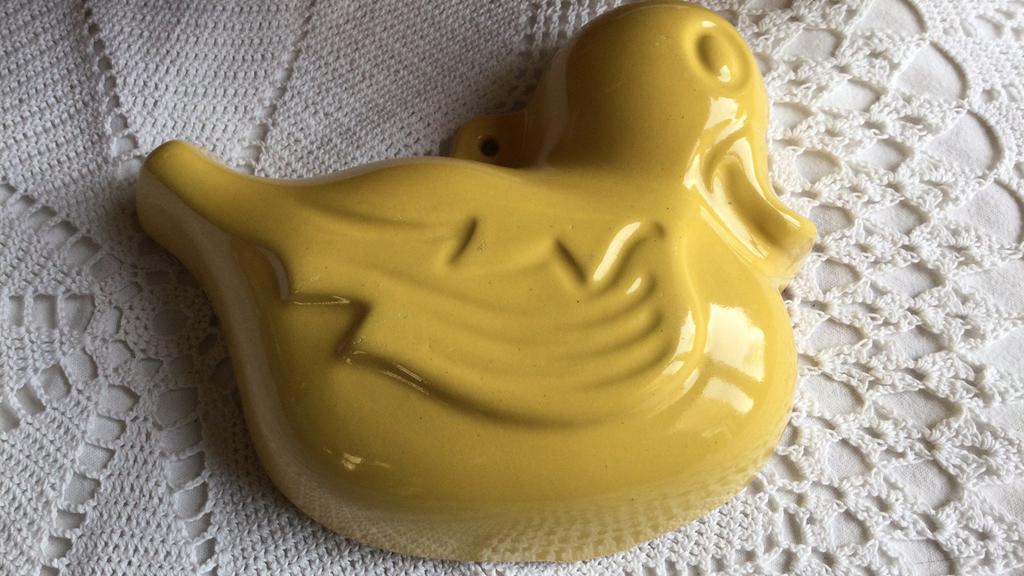 Vintage puddingvorm eend met ophangoog Germany/Pasen, Ophalen of Verzenden, Zo goed als nieuw