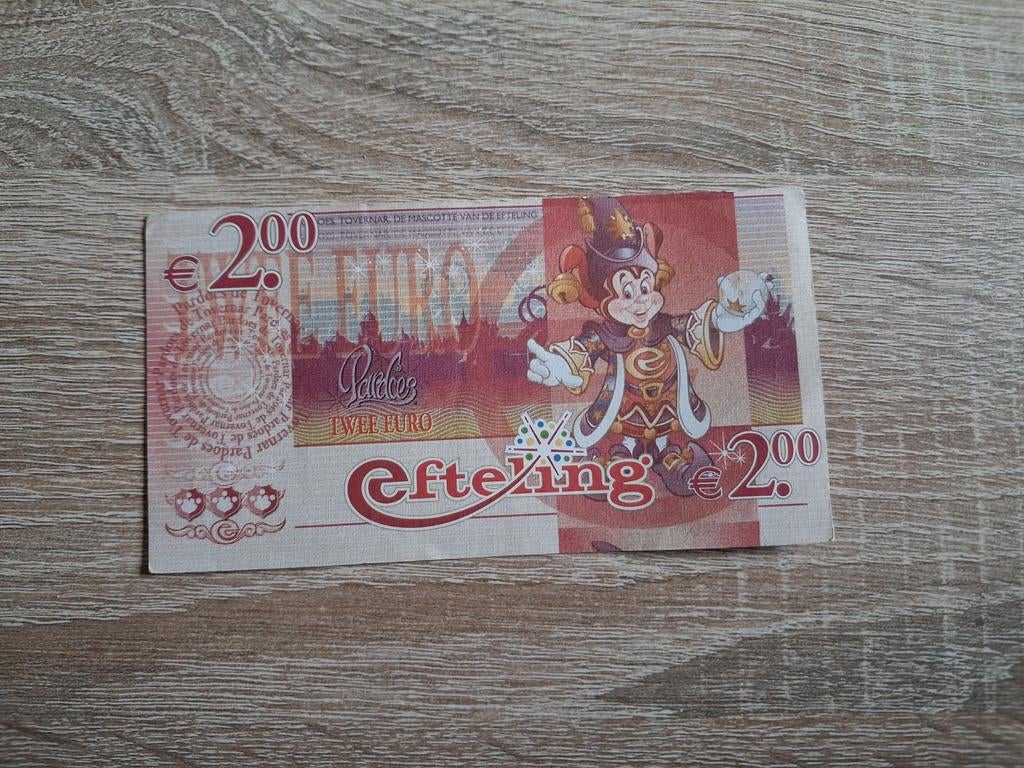 Efteling geld, Verzamelen, Efteling, Ophalen of Verzenden