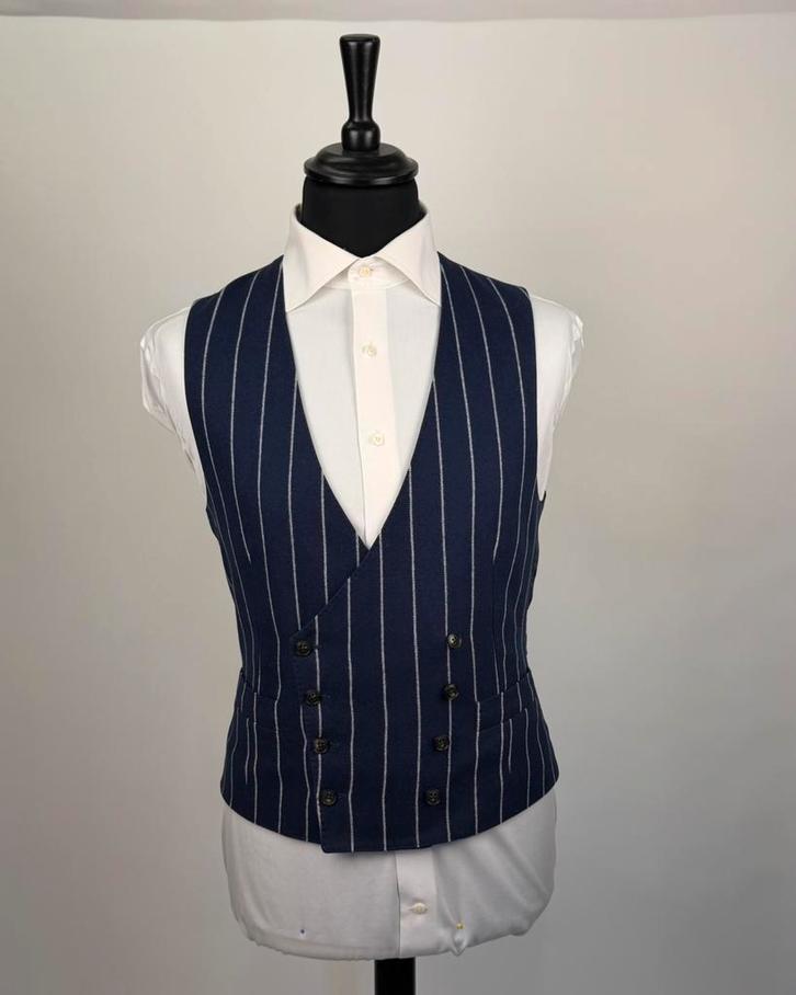 Suitsupply waistcoat 48, Kleding | Heren, Kostuums en Colberts, Zo goed als nieuw, Maat 48/50 (M), Blauw, Ophalen of Verzenden