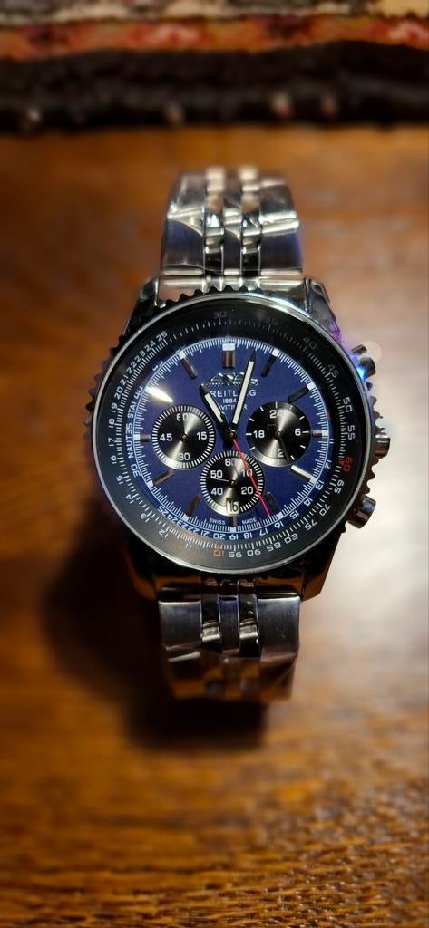 Breitling navitimer, Sieraden, Tassen en Uiterlijk, Horloges | Dames, Ophalen of Verzenden, Nieuw, Staal, Overige merken