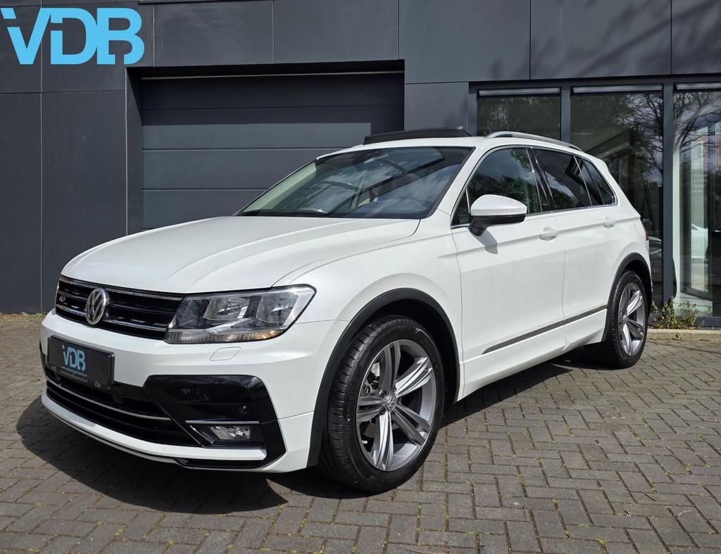 Volkswagen Tiguan 1.4 TSI R-Line Navi Pano Trekhaak Carplay, Auto's, Volkswagen, Bedrijf, Te koop, Tiguan, ABS, Adaptive Cruise Control