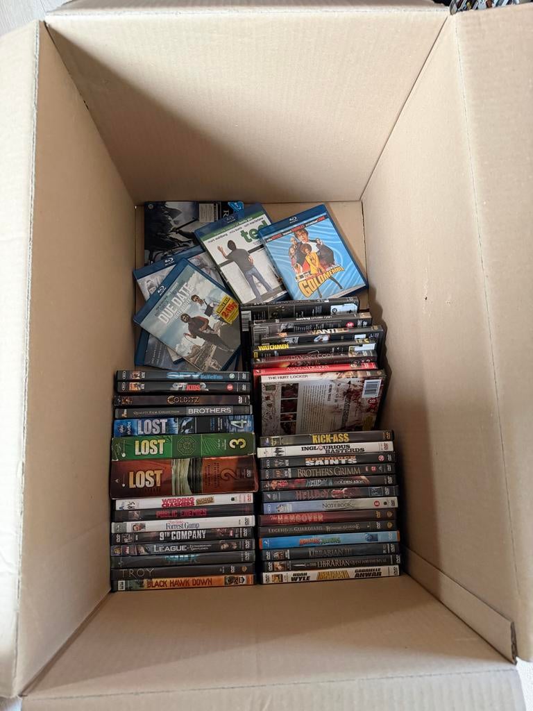 Grote doos vol diverse dvd's en blu-rays, Cd's en Dvd's, Blu-ray, Ophalen of Verzenden, Gebruikt, Overige genres