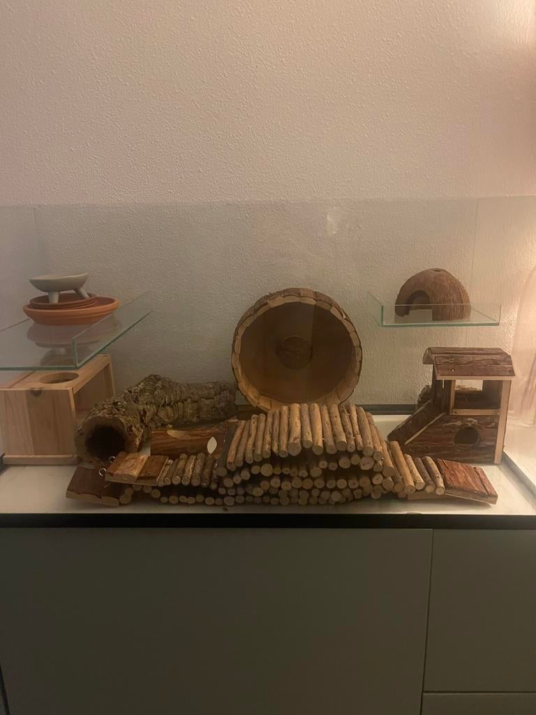 hamster spullen hout, Dieren en Toebehoren, Ophalen, Gebruikt, Overige typen